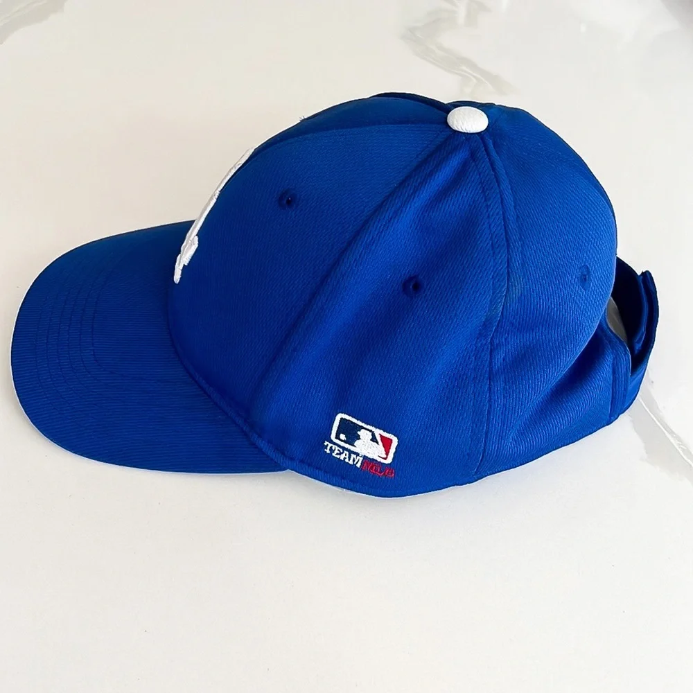 Los Angeles LA Dodgers Team MLB Blue White Embroidered Adjustable Baseball Hat